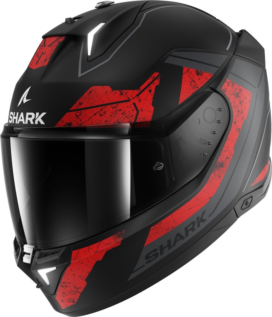 Shark Skwal i3 Rhad Casco nero opaco/rosso S (55/56) Figura 1