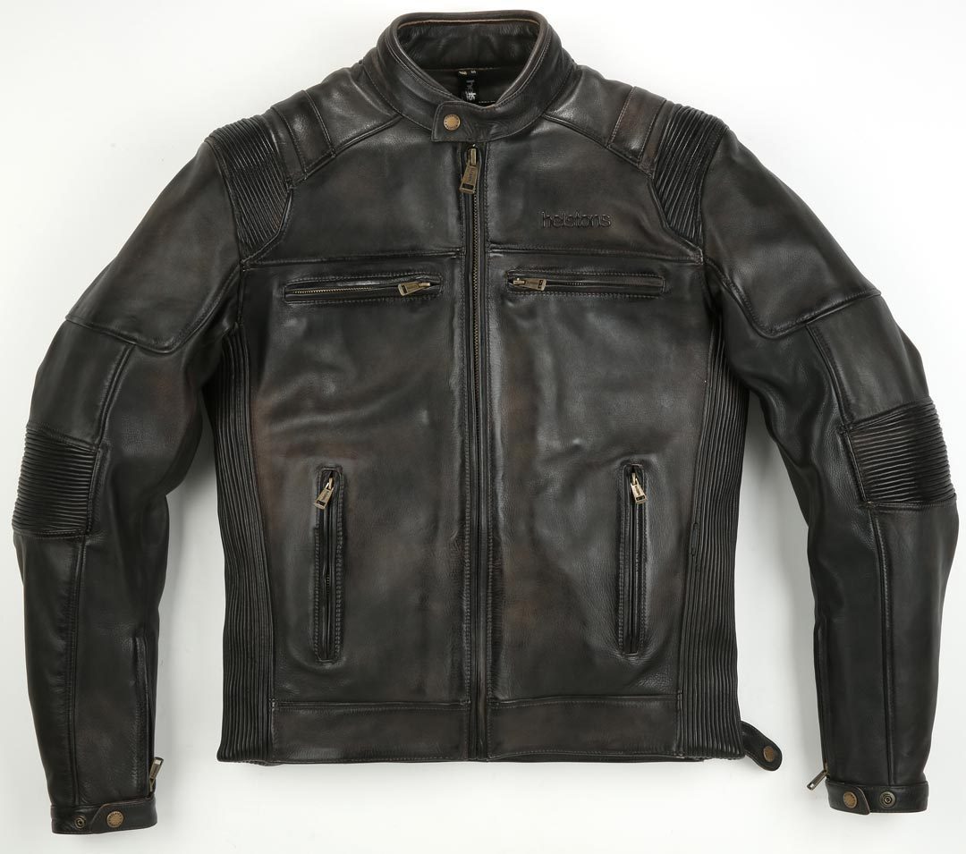 Helstons Trust Motorcycle Leather Jacket brown 3XL Figure 3