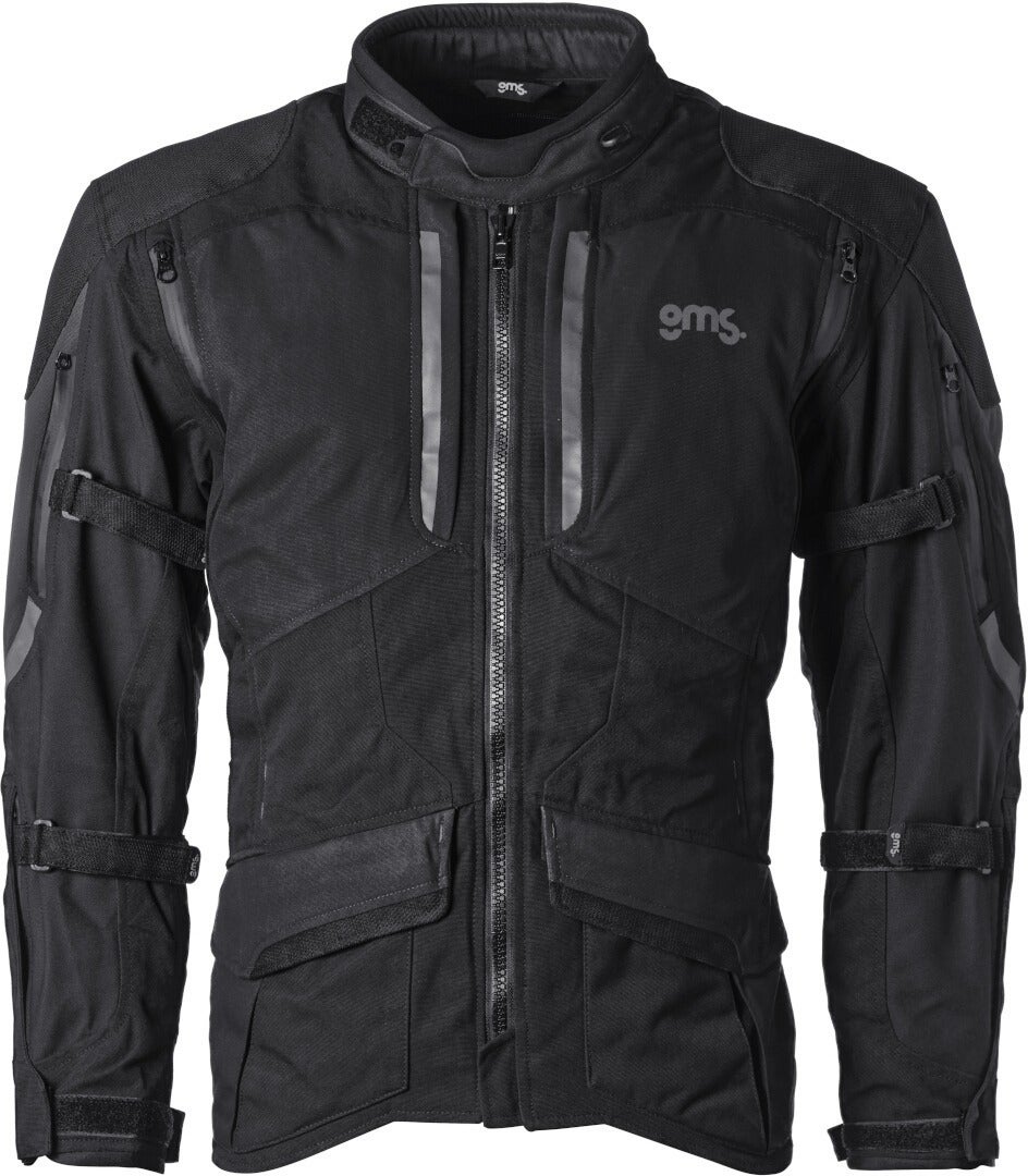 GMS Acamar WP waterproof Motorcycle Textile Jacket black XXL Figure 1