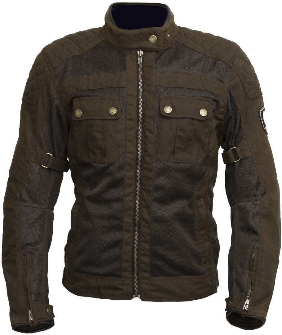 Merlin Shenstone Air Dames motorfiets textiel jas Olive S Figuur 1