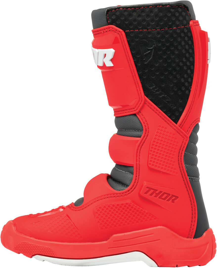 Thor Blitz XR MX Motokrosové boty pro mládež červená/černá 7 Obrázek 3