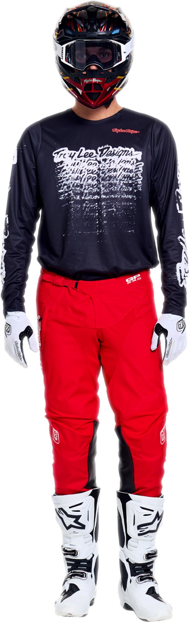 Troy Lee Designs GP Pro Stamp Motocross Jersey schwarz XXL Abbildung 11