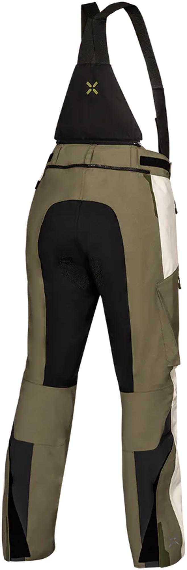 IXS Venture-GTX 1.0 vattentät motorcykel textil byxor ljusgrå/grön XS Figur 2