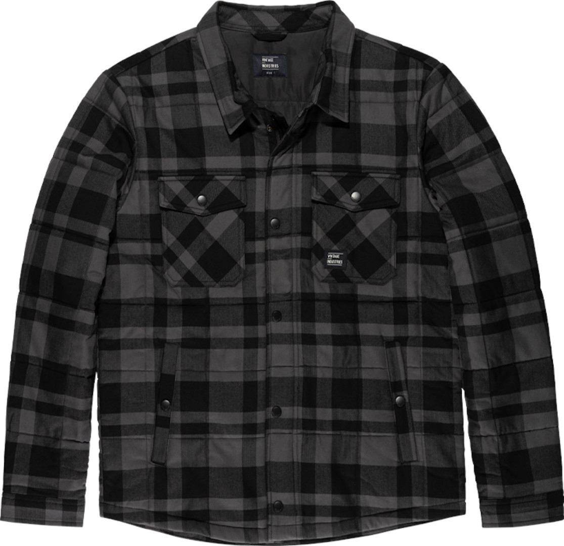Vintage Industries Square Padded Tricou gri/negru L Figura 1