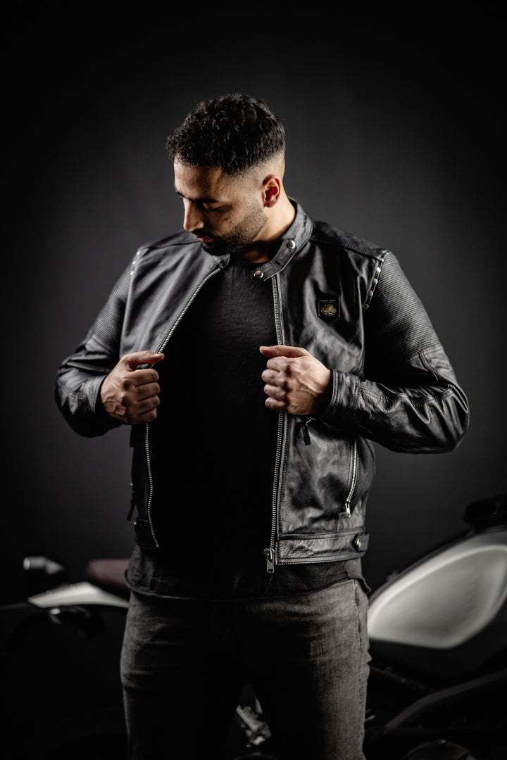 Black-Cafe London Milano 2.0 Motorrad Lederjacke 48 Abbildung 4