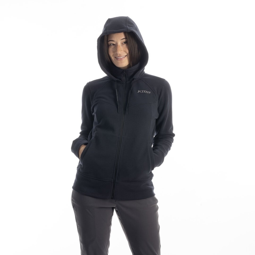 Klim Basin Ladies Zip Hoodie black XXL Figure 2