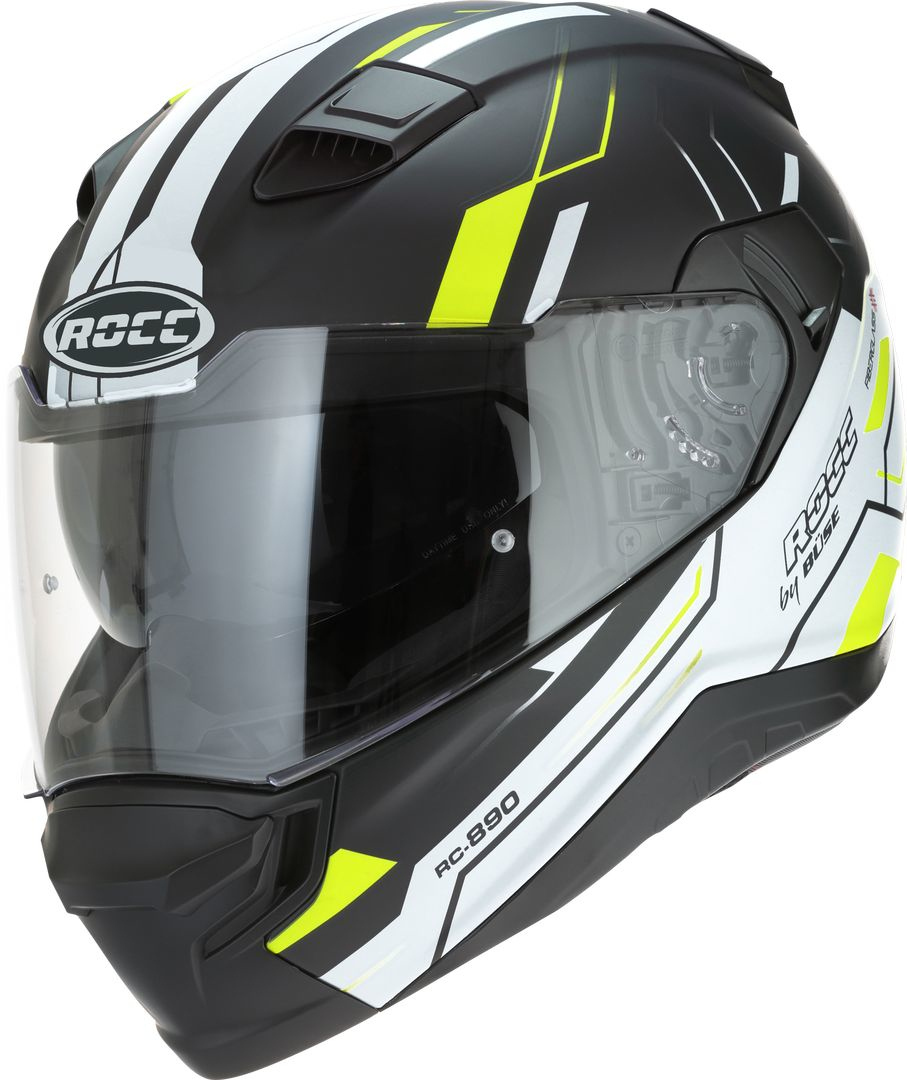 Rocc 891 Casco nero opaco/bianco S (55/56) Figura 1