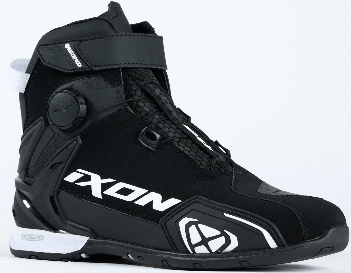 Ixon Bull 2 Chaussures de moto imperméables Noir/Blanc 43 Figure 3