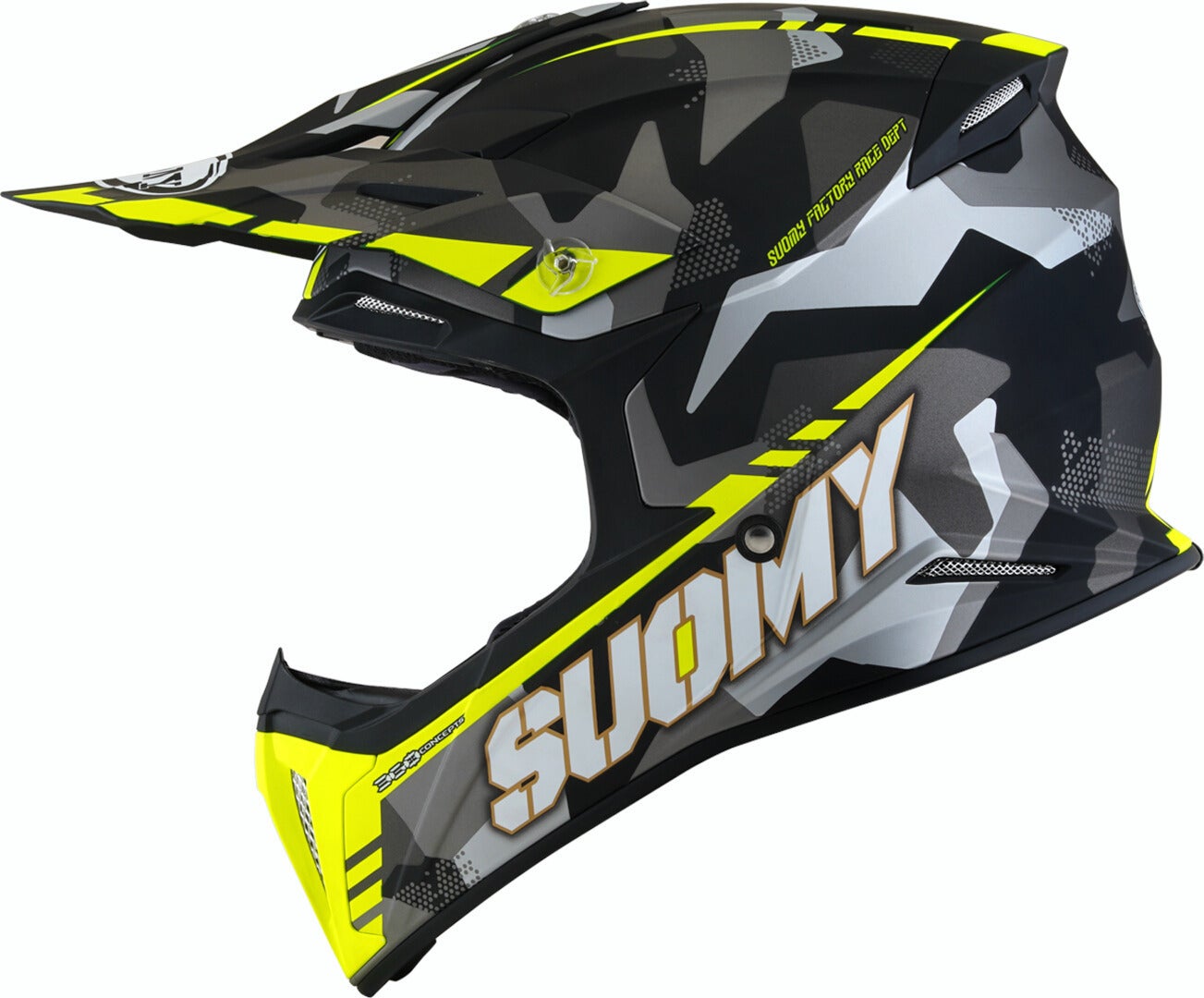 Suomy X-Wing Camouflager Capacete de motocross Amarelo mate L Figura 1