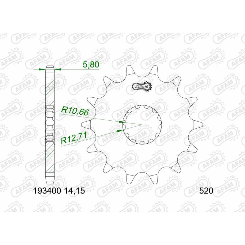 AFAM Pignone Standard Acciaio 193400 - 520 Figura 2