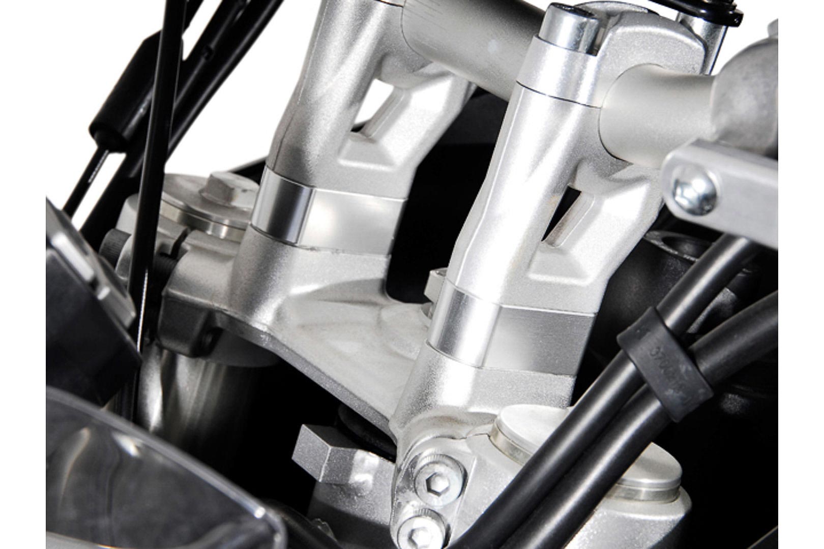 Riser de bară SW-Motech - H=20 mm. Argintiu. Triumph Tiger 800/900/1200. Figura 2