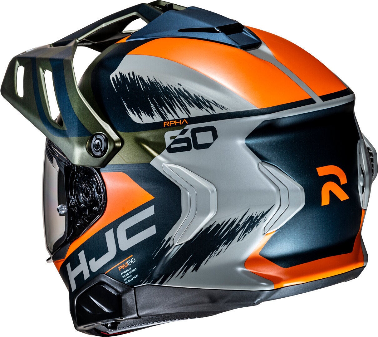 HJC RPHA 60 Quid Enduro Helm orange/schwarz/silber/gold M (57/58) Abbildung 4
