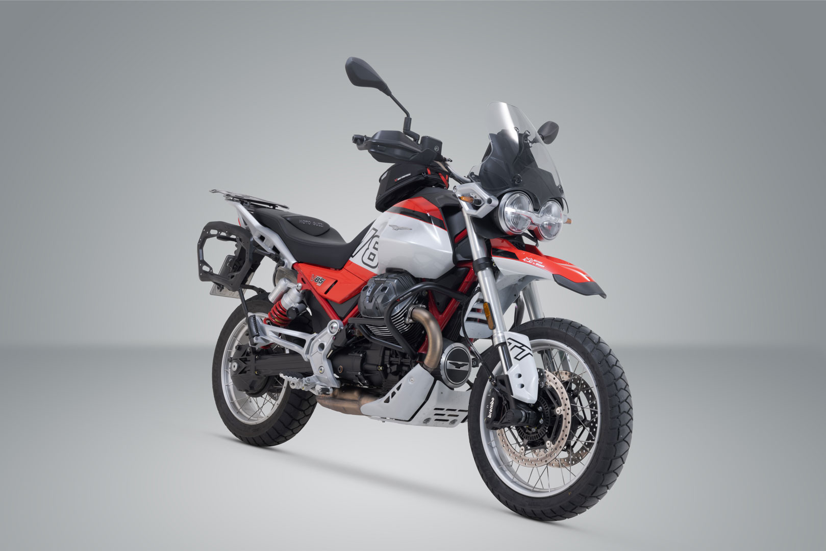 Portavion lateral SW-Motech PRO - Negru. Moto Guzzi V85 TT / Strada (24-). Figura 2