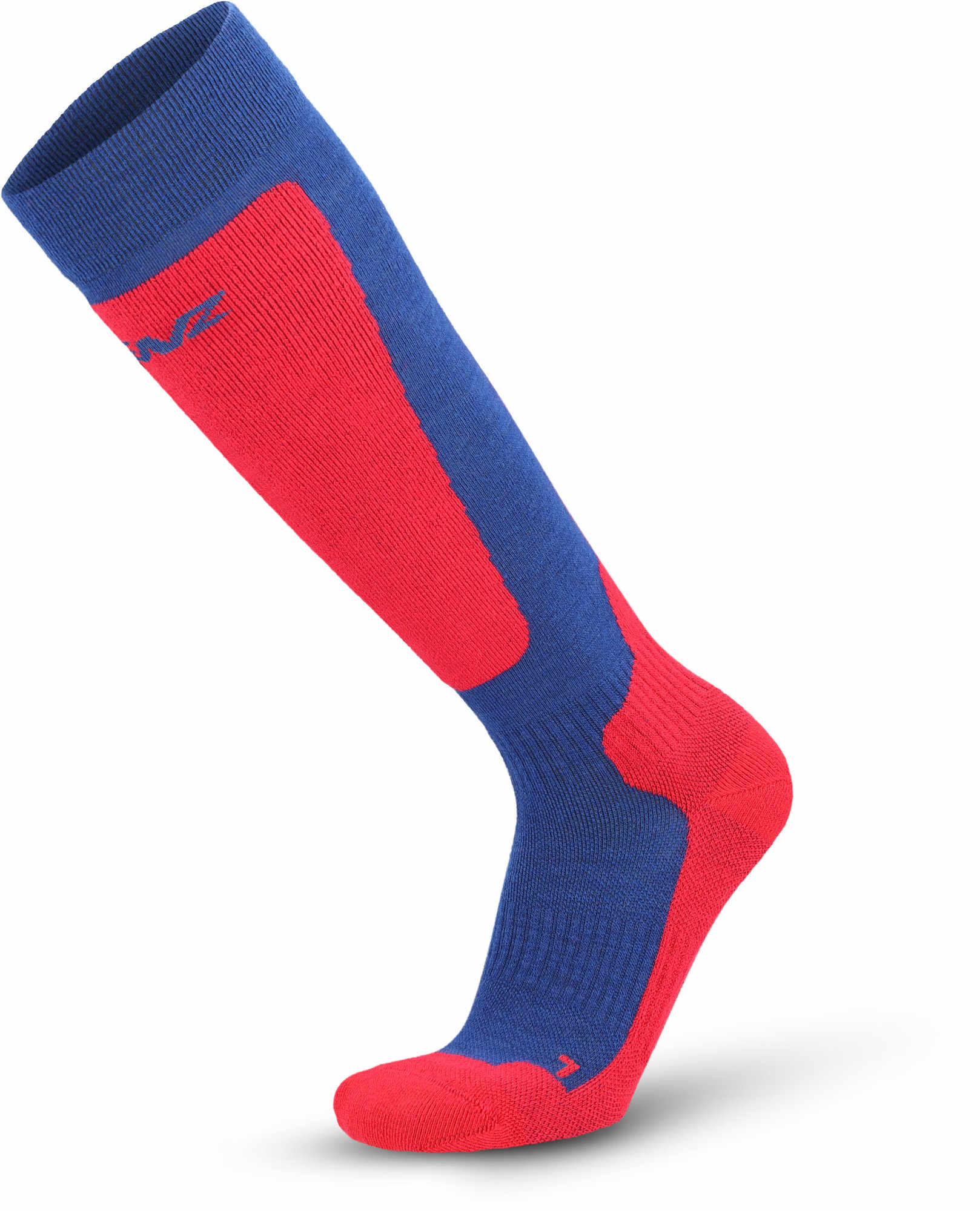 Lenz Think About Merino Winter 3 Socken blau/rot 35-38 Abbildung 2
