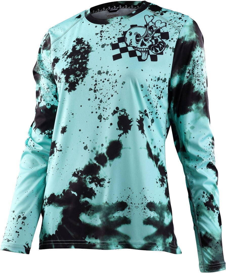 Troy Lee Designs Lilium Micayla Gatto Ladies Cykeltrøje turkis M Figur 1