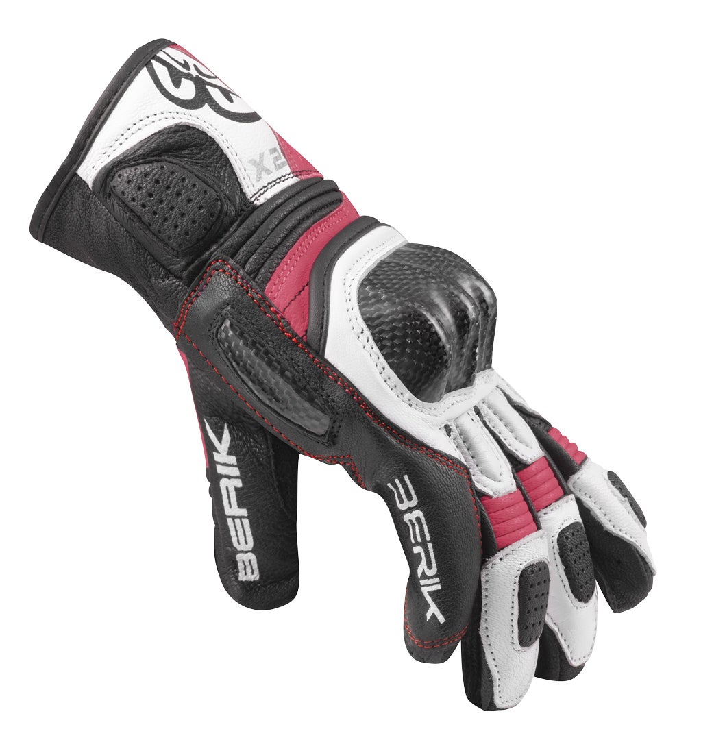 Berik LDX Dame motorcykel handsker sort/pink S Figur 3