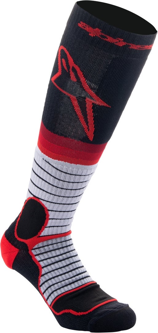 Alpinestars Pro Motocross Socken schwarz/rot L Abbildung 1