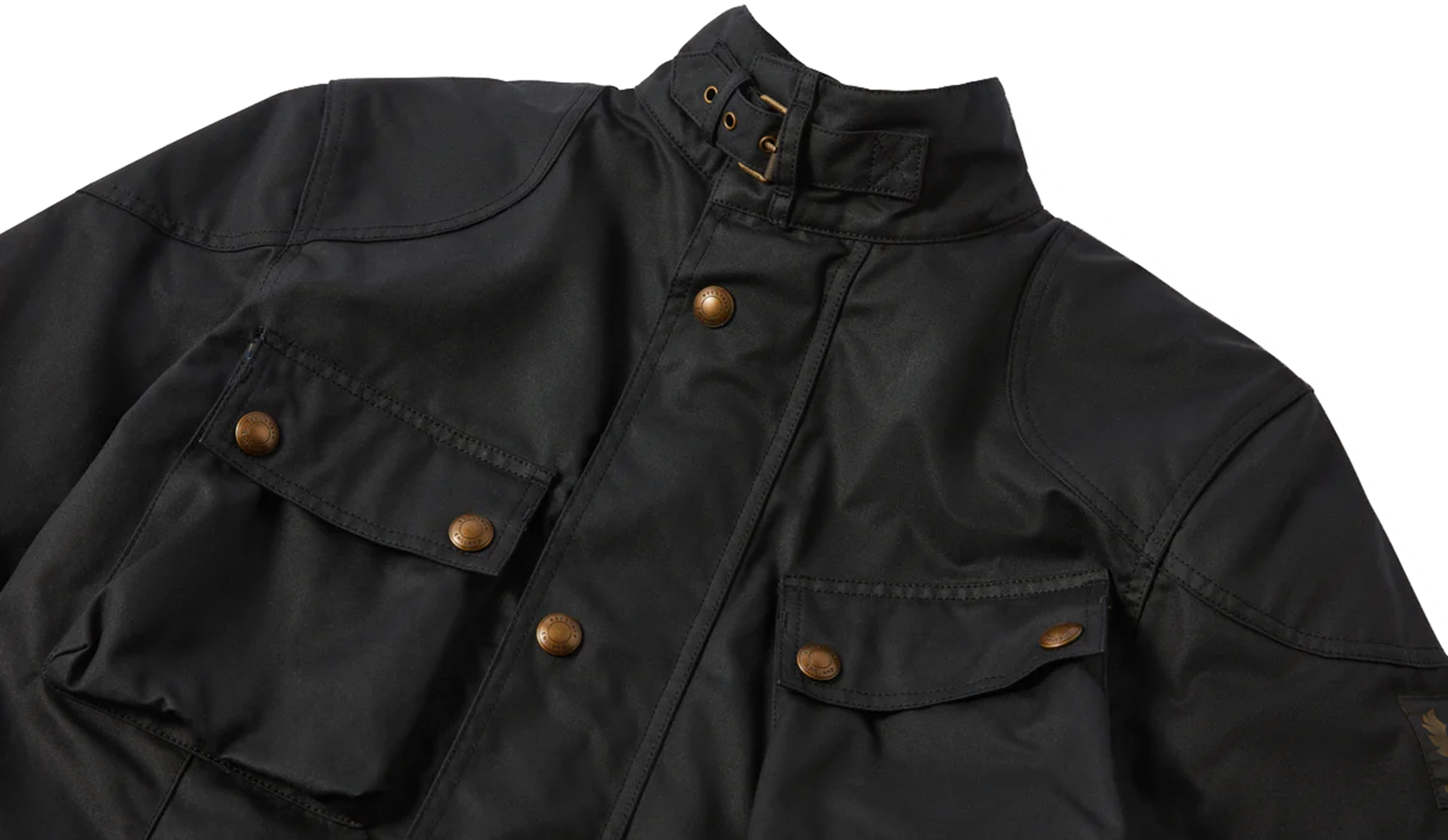 Belstaff Trialmaster Motorcycle Wax Jacket black S Figure 2