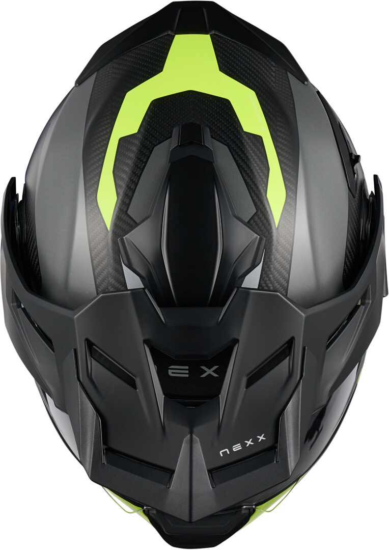 Nexx X.Lifecountry Terra Carbon Cască Gri mat/galben neon L (59/60) Figura 2