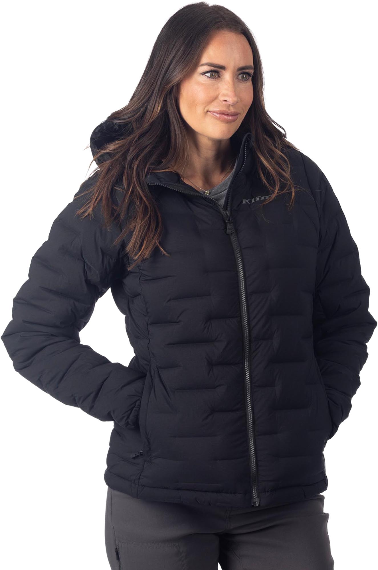 Klim Luna Stretch Dames Donsenjas Zwart L Figuur 1
