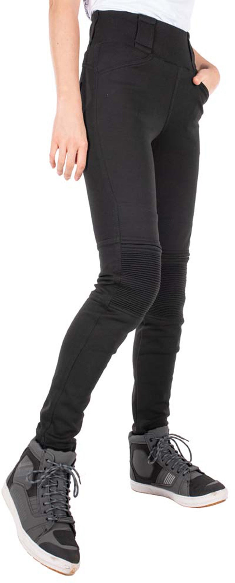 Rusty Stitches Cindy Damen Motorrad Leggings schwarz Lang 44 Abbildung 6