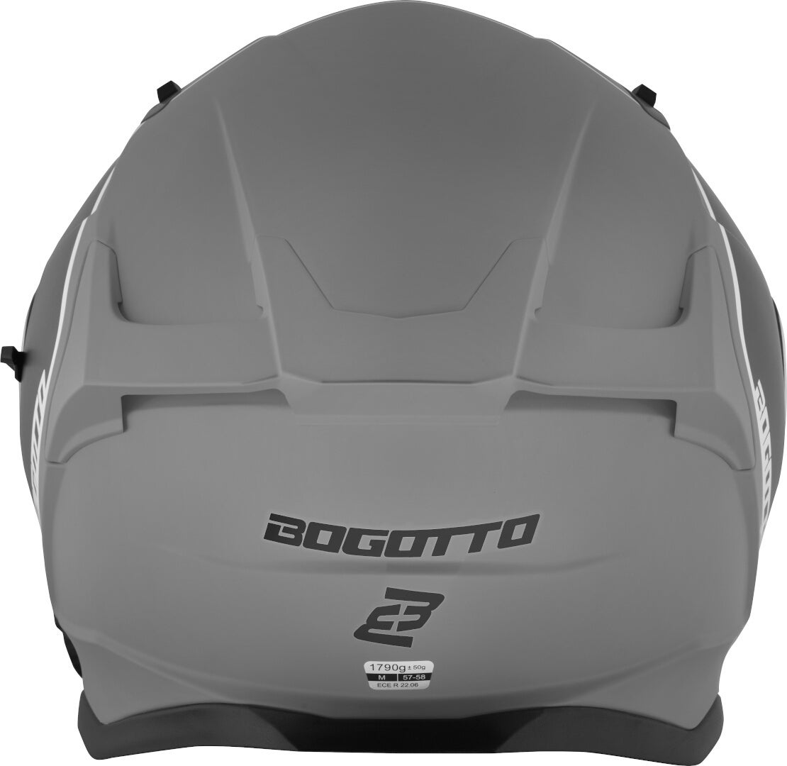 Bogotto H153 BT SPN Bluetooth Hjelm sort mat/grå L Figur 5