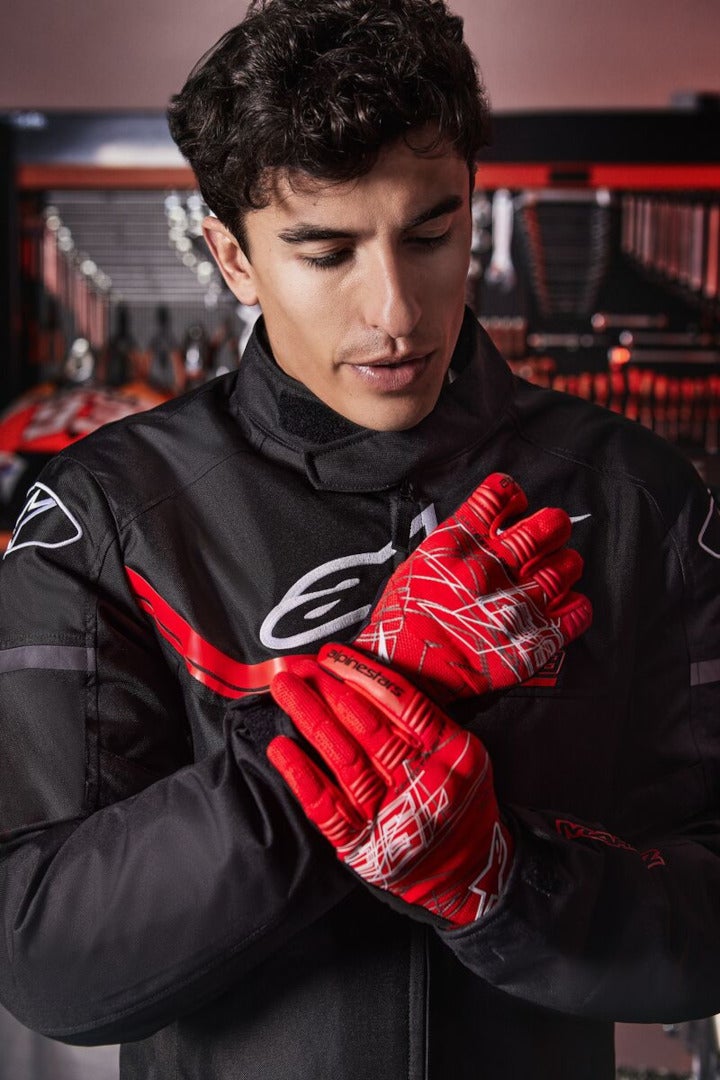 Alpinestars MM93 Losail V2 Motorcykelhandsker rød/sort S Figur 3