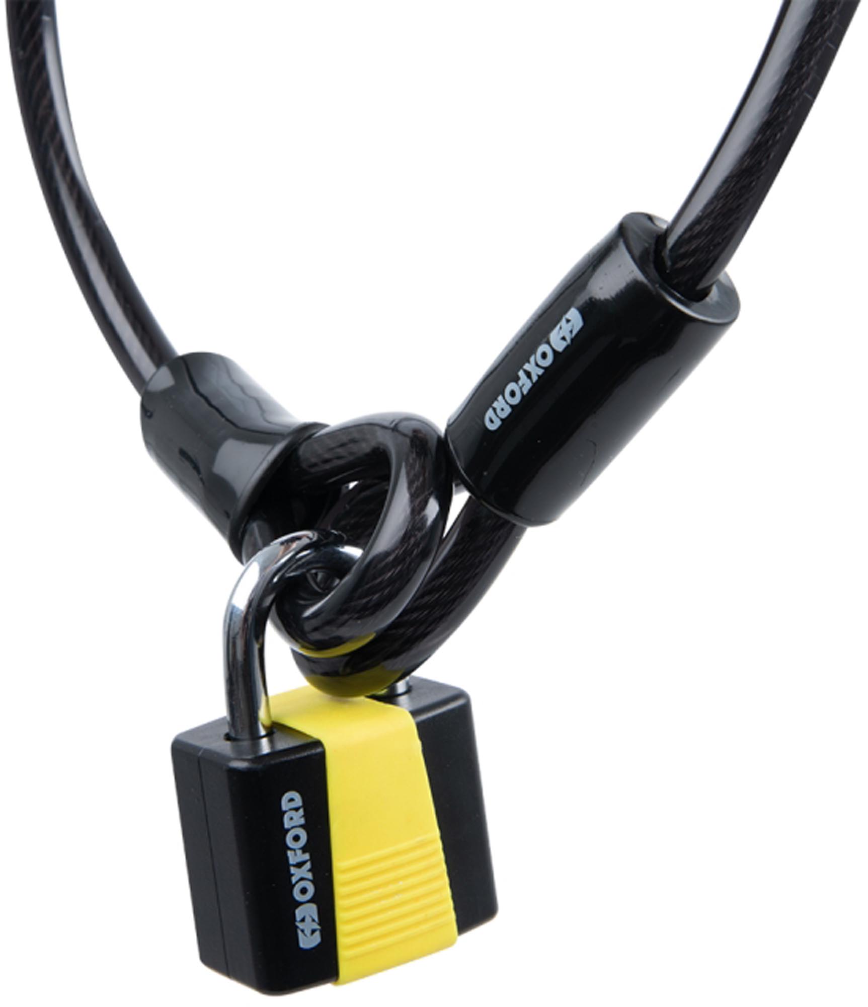 Oxford Loop Lock10 Cable with Padlock Main article Figure 1