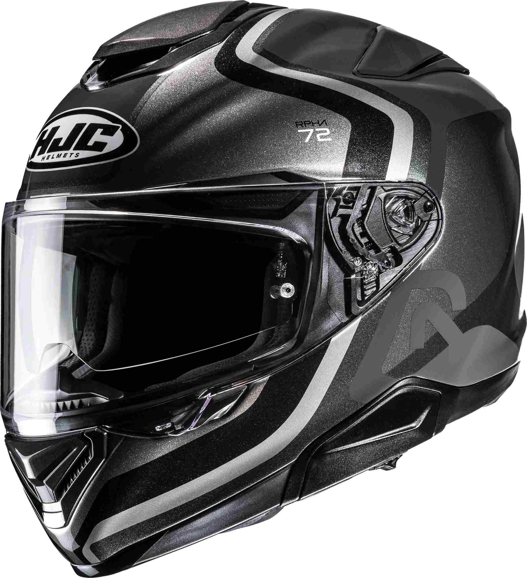 HJC RPHA 72 Ernem Casco nero/argento S (55/56) Figura 1