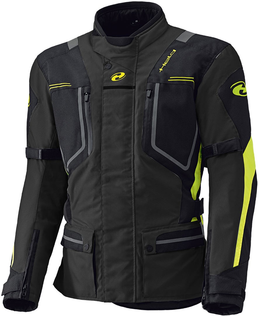 Held Zorro Veste textile de moto imperméable noir/jaune L Figure 1
