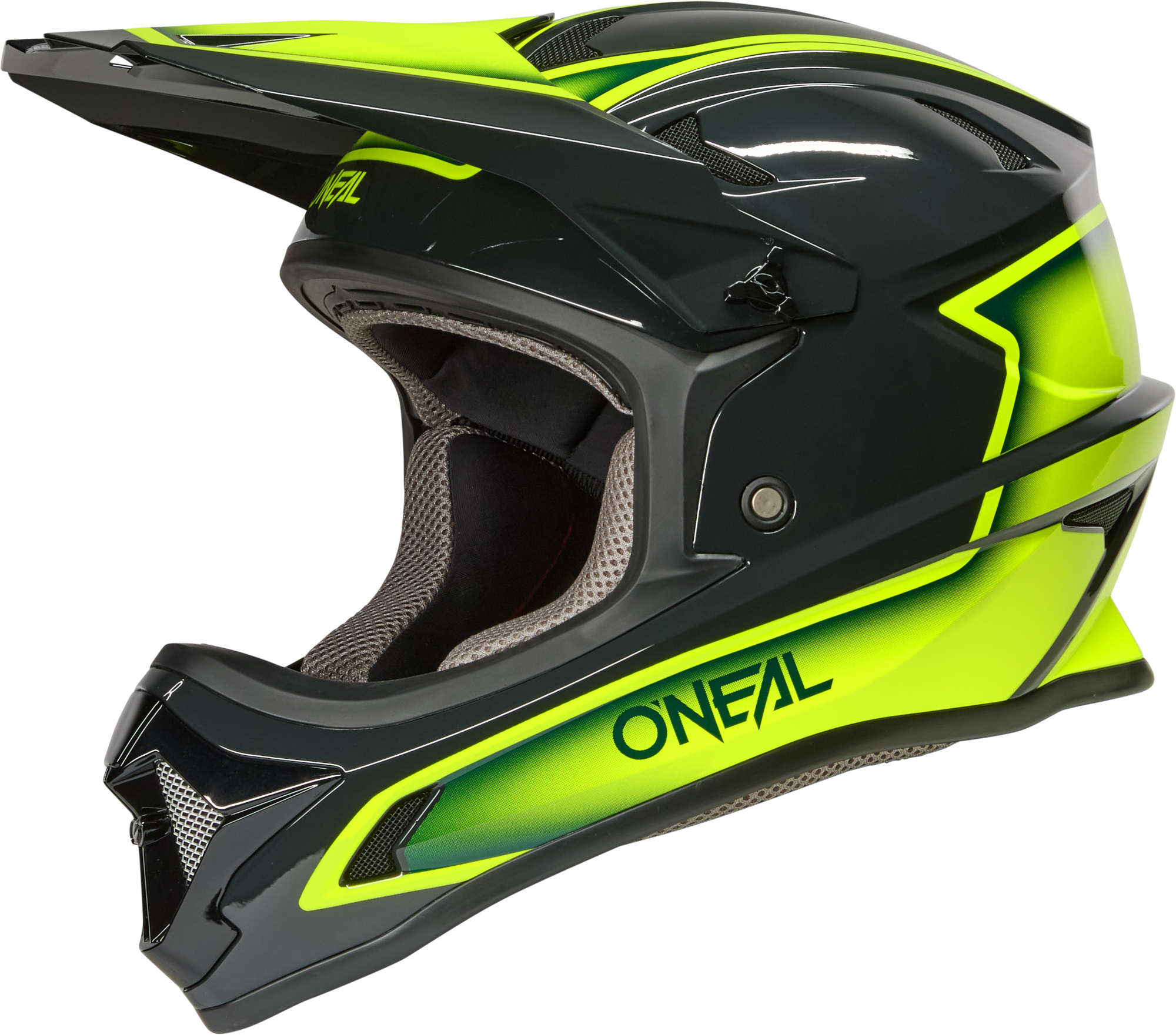 Oneal SONUS SLICK Downhill Helm grey/neon yellow S (55/56) Figure 2