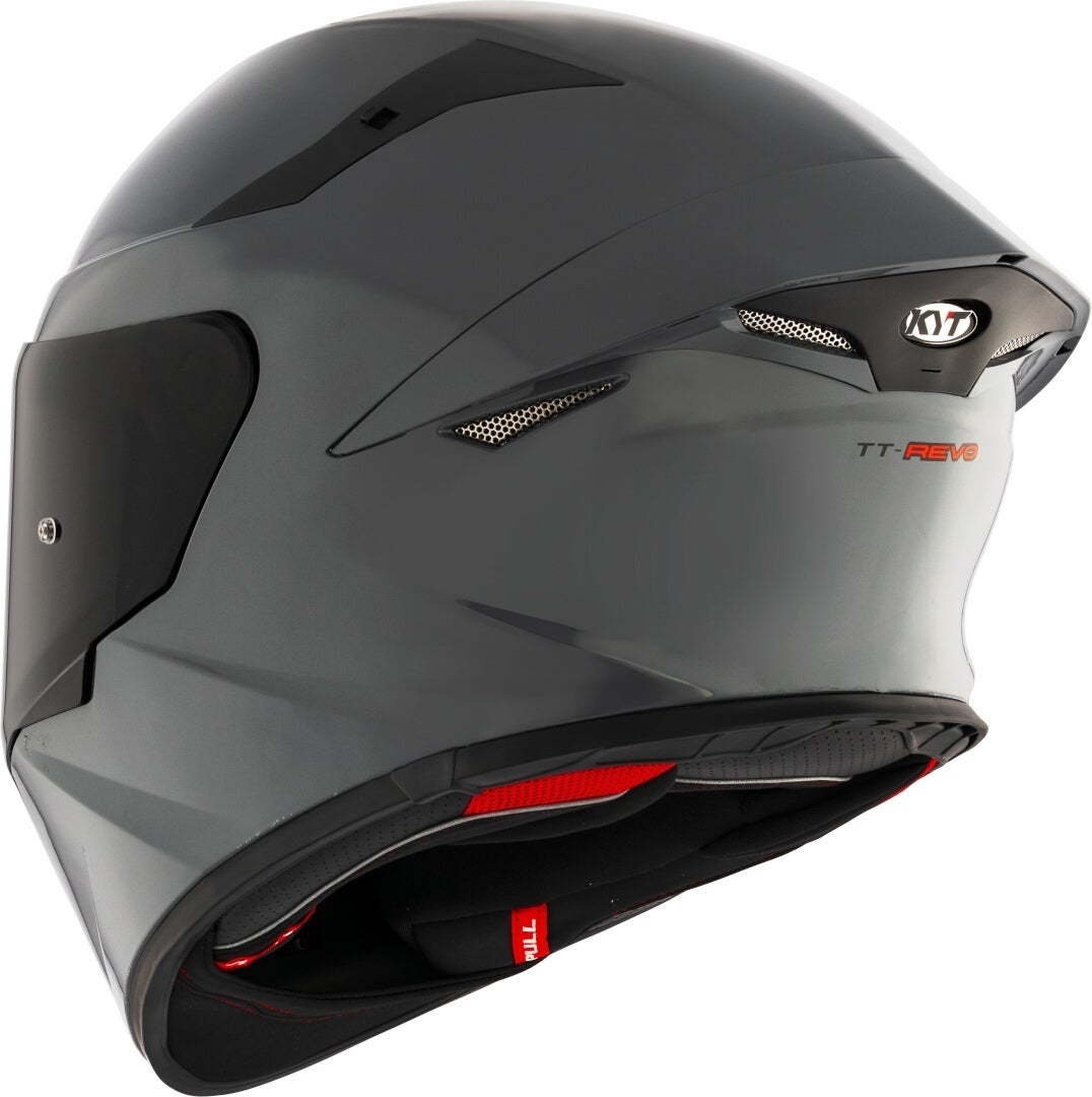 KYT TT-Revo Plain Helm grau M (57/58) Abbildung 2