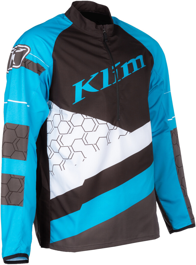 Klim Revolt Pull Motocross bleu/gris M Figure 3
