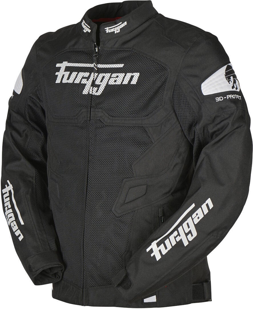 Furygan Atom Vented Veste textile moto Noir/Blanc XXL Figure 2