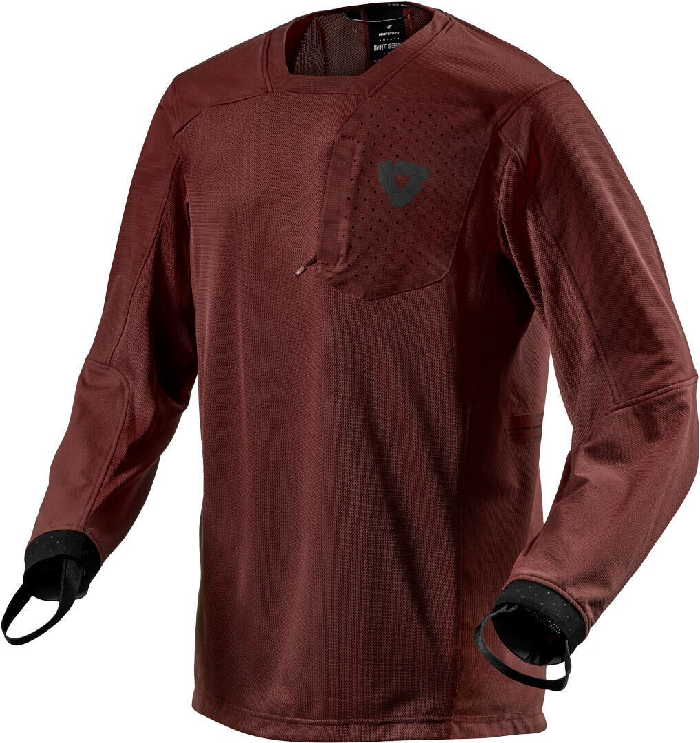 Revit Sierra Motocross Jersey dunkelrot S Abbildung 3