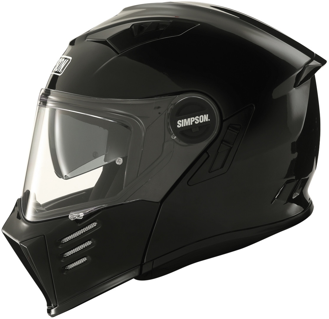 Simpson Darksome Solid Kask motocyklowy schwarz M Rysunek 2