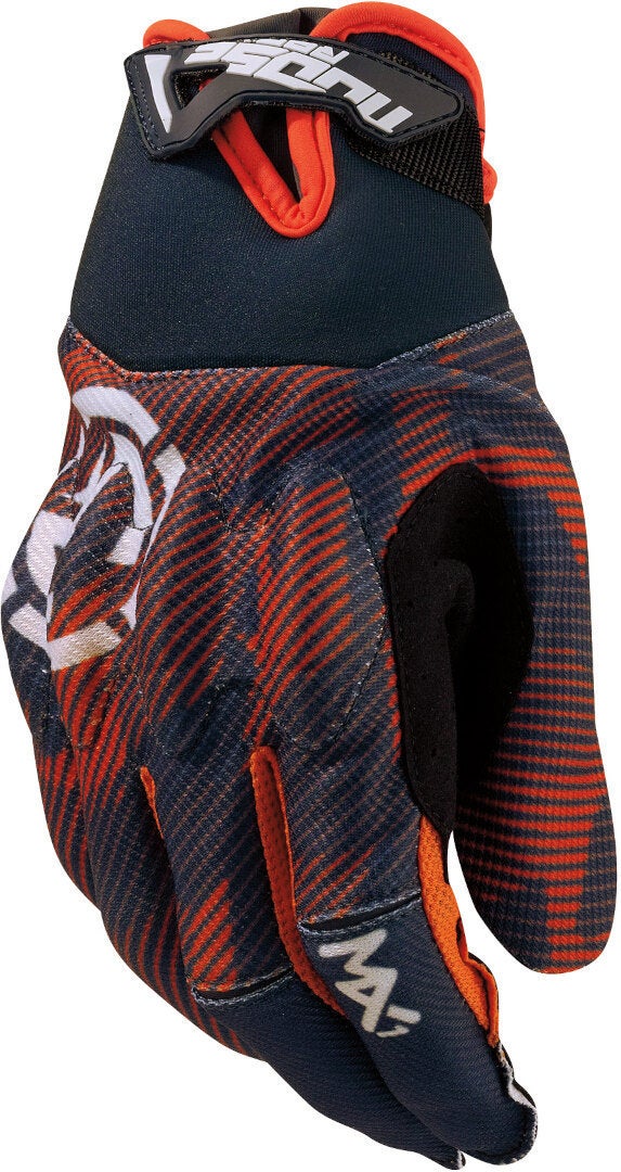 Moose Racing MX1 2022 Motocross handsker grå/orange XL Figur 1