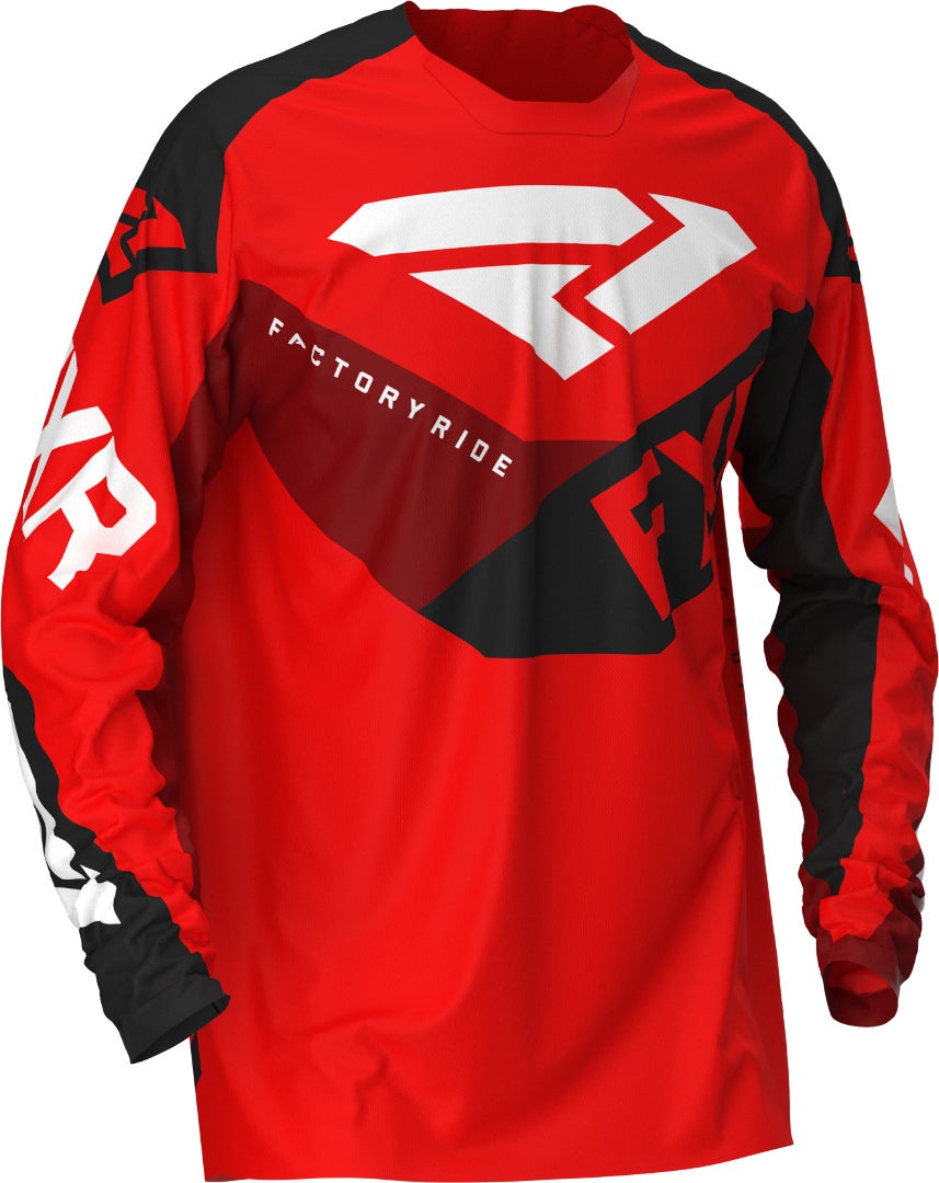 FXR Clutch Unge motocross Jersey rød/sort L Figur 1
