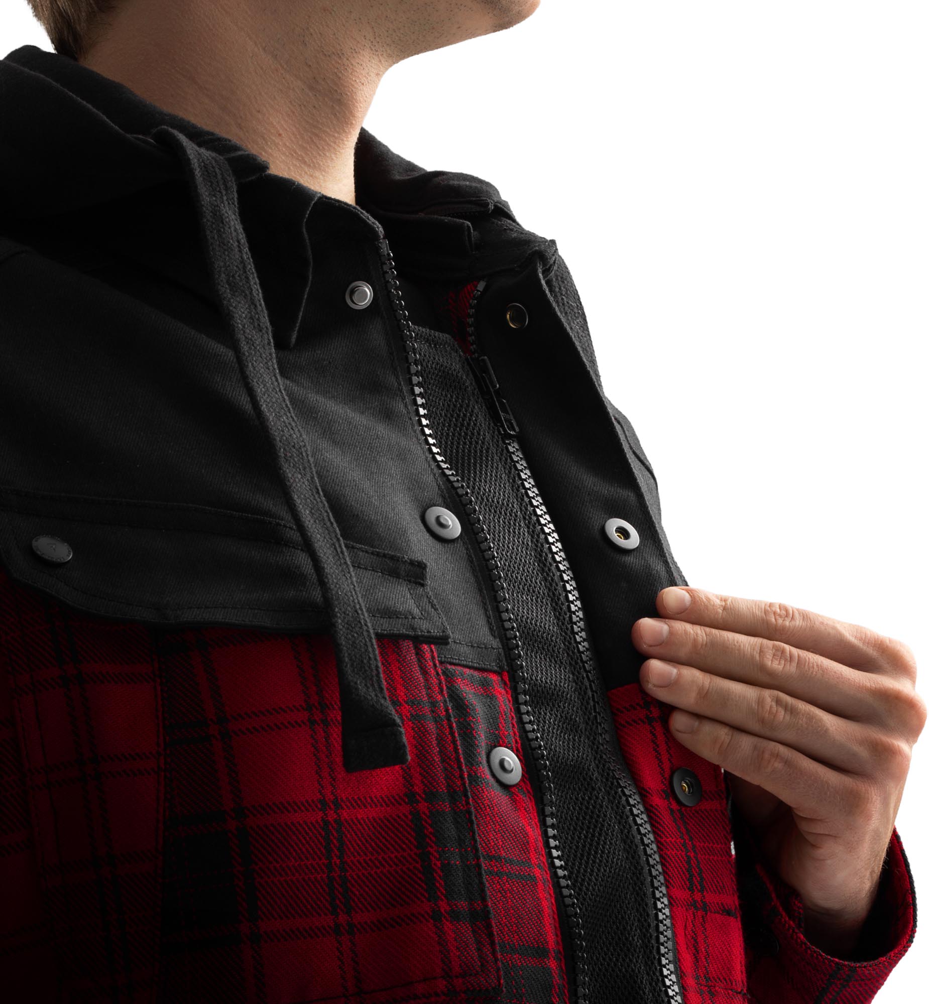 Rebelhorn Shifter Camisa de motocicleta preto/vermelho XL Figura 5