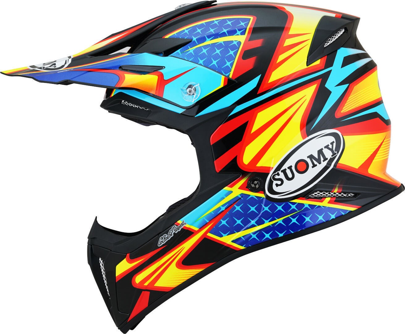 Suomy X-Wing Duel Casco motocross nero/giallo L (59/60) Figura 5
