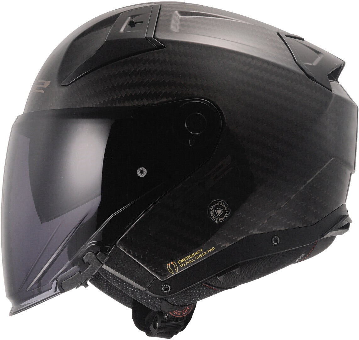 LS2 OF603 Infinity II Carbon Cască cu reacție Carbon matt XXXL (65/66) Figura 3