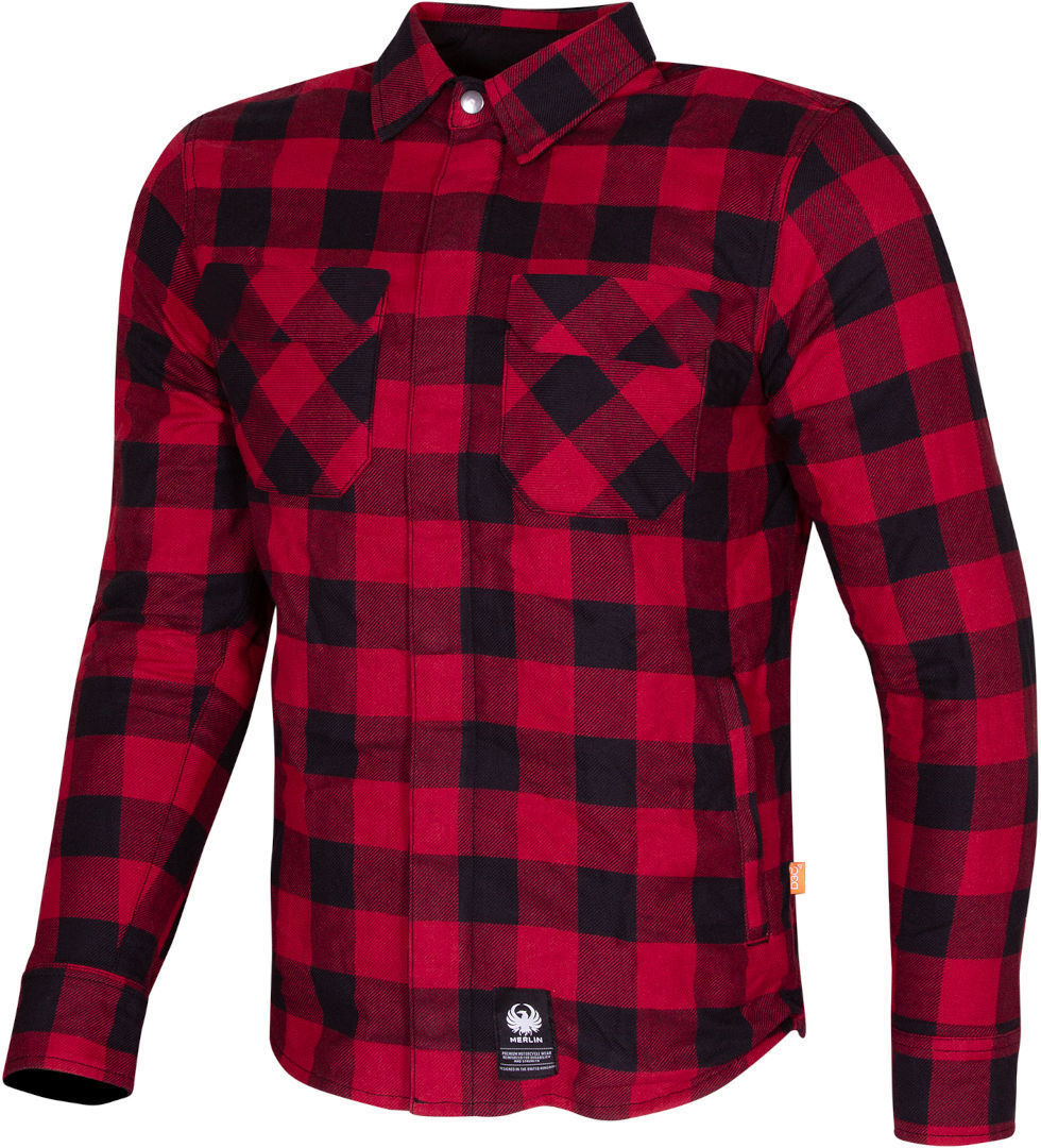 Merlin Sherbrook D30 Single Layer Motorcycle Shirt black/red L Figure 1