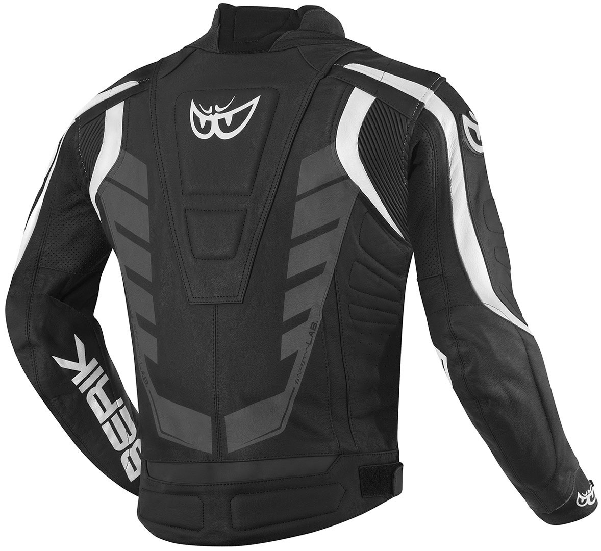 Berik Zakura Motorcycle Leather Jacket black/white/grey 50 Figure 2
