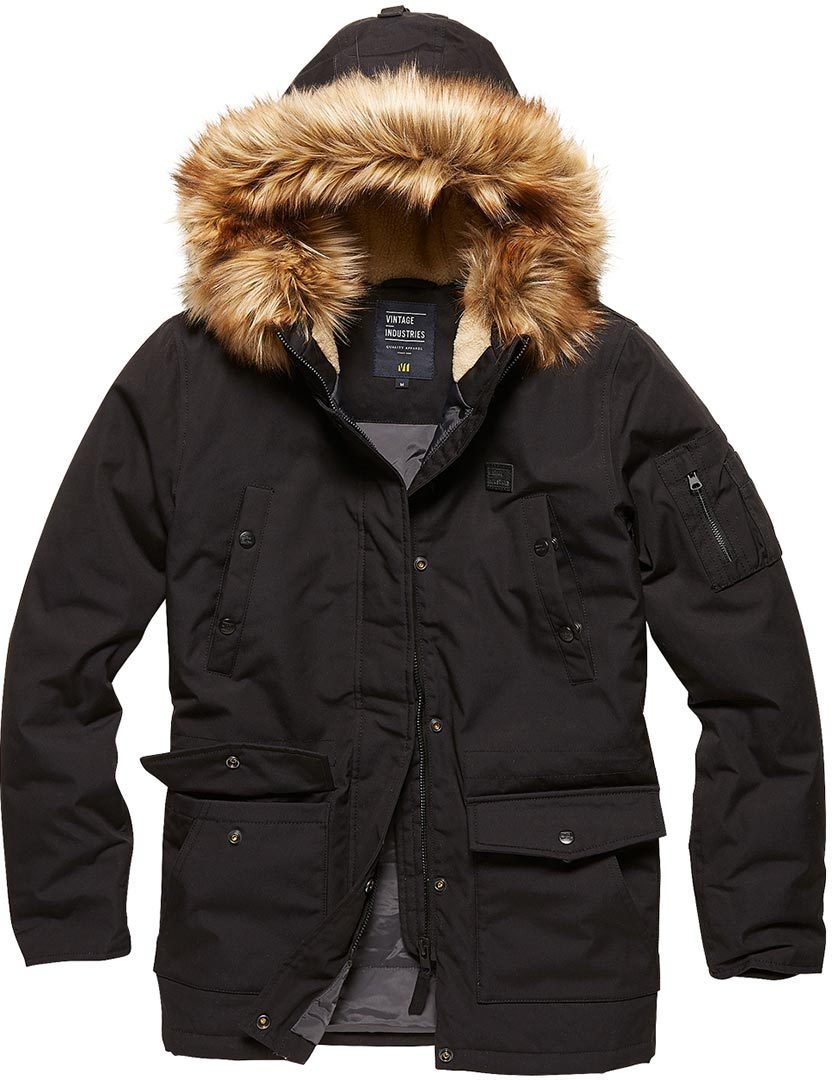 Vintage Industries Hailey parka Giacca donna nero M Figura 1