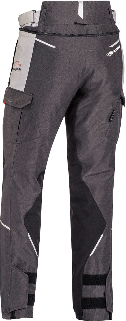 Ixon Balder Motorcycle Textile Pants black/grey/red M Figure 2