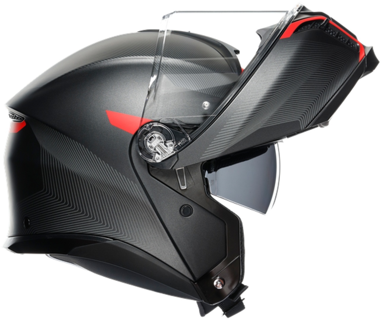 AGV Tourmodular Frequency Helm grau/rot S (55/56) Abbildung 3