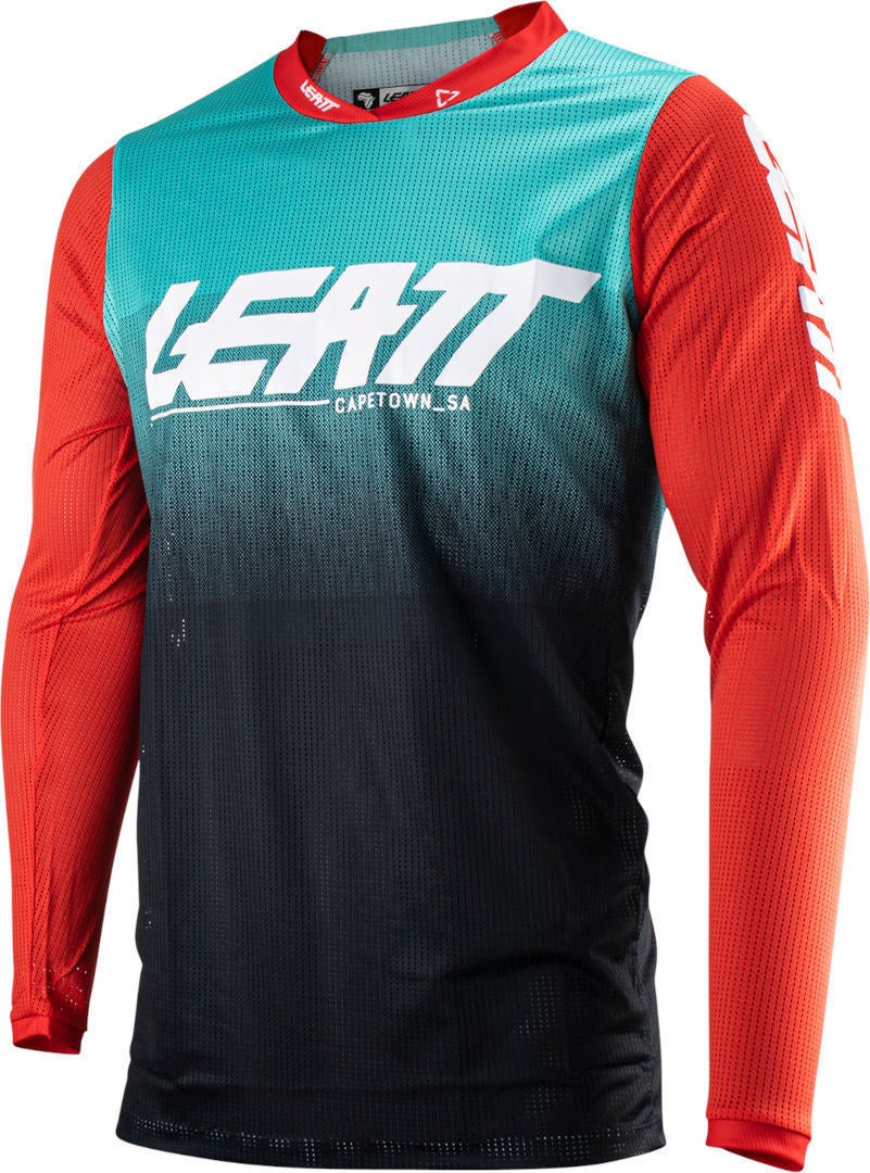 Leatt 4.5 X-Flow 2023 Motocross trøje rød/sort/blå XL Figur 1
