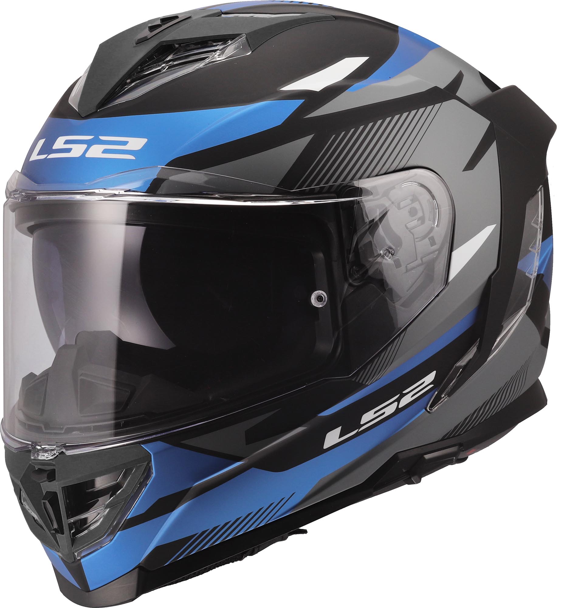 LS2 FF818 Storm III Komai Helmet black/blue S (55/56) Figure 1