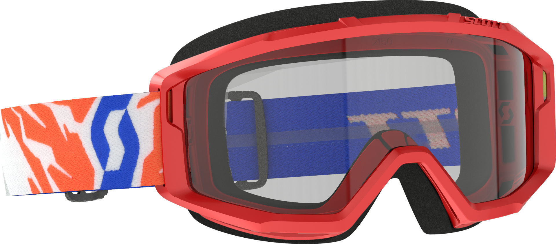 Scott Primal Ochelari de motocross pentru tineret roșu Figura 1