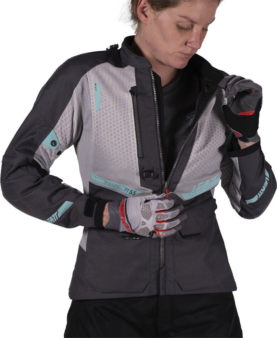 Side view of Leatt ADV Flowtour 5.5 Ladies Motorcycle Textile Jacket